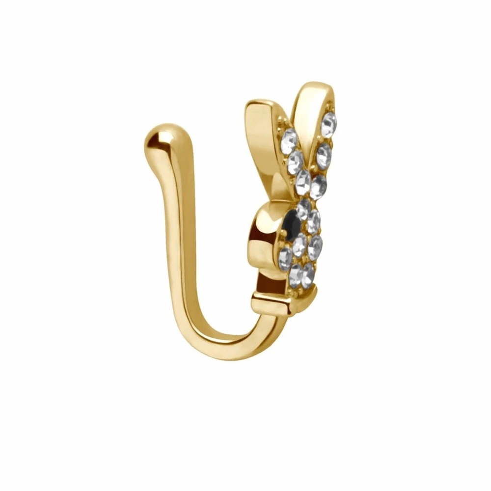 Playboy Rabbit Nose Cuff Ring - Picture 3 of 5